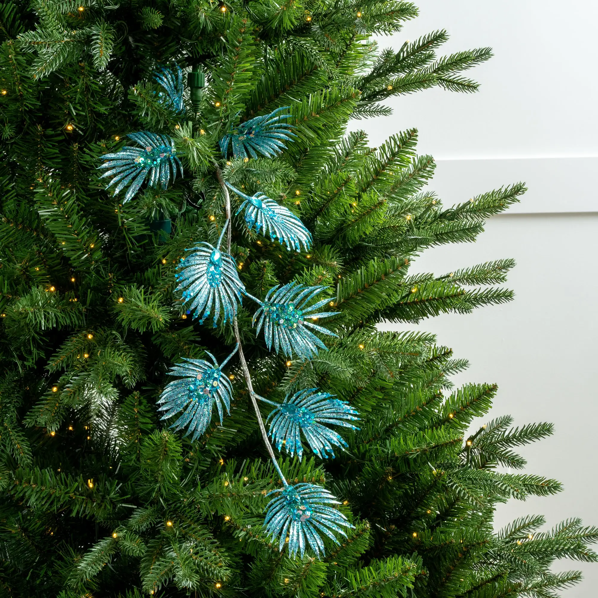 29" Diamond Leaf Spray Set Of 6 4 29" Diamond Leaf Spray Set Of 6 - Image 2