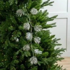 29" Diamond Leaf Spray Set Of 6 19 29" Diamond Leaf Spray Set Of 6 -Christmas decorations 0671409032 2