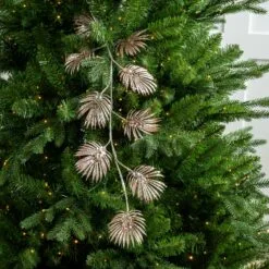 29" Diamond Leaf Spray Set Of 6 21 29" Diamond Leaf Spray Set Of 6 -Christmas decorations 0671409034 2