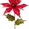 24" Accented Poinsettia Set Of 6 -Christmas decorations 0671409185