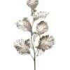 33" Platinum Leaf Branch Set Of 6 -Christmas decorations 0671409198