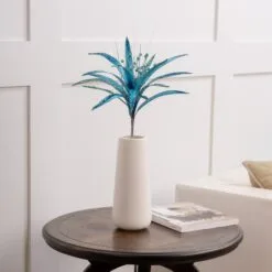 25" Aqua & Silver Papyrus Set Of 6 -Christmas decorations 0671409235 2