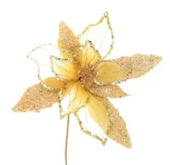 10" Poinsettia Cluster Set Of 6 -Christmas decorations 0671409463