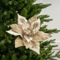18" Poinsettia Stem Set Of 6 -Christmas decorations 0671409556 1