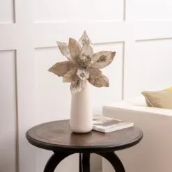 18" Poinsettia Stem Set Of 6 -Christmas decorations 0671409556 3