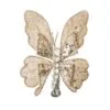 7" Pearl Butterfly Set Of 6 -Christmas decorations 0671409604A