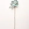 28" Ice Blue Rose Stem Set Of 6 -Christmas decorations 0671409687