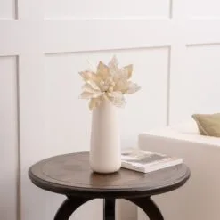 18" Poinsettia Stem With Leaves Set Of 6 -Christmas decorations 0671409713 2