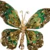 9" Emerald Gem Butterfly Clip Set Of 6 -Christmas decorations 0671409721B
