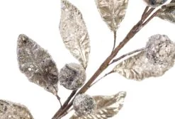 30" Icy Mini Pomegranate Leaf Spray Set Of 6 -Christmas decorations 0671409735B