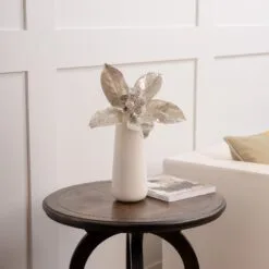 19" Icy Magnolia Leaf Set Of 4 -Christmas decorations 0671409743 3