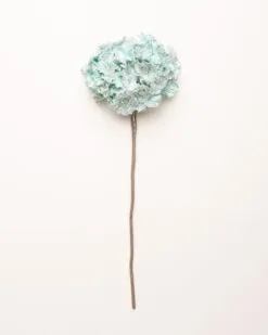 19" Soft Blue Hydrangea Stem Set Of 6