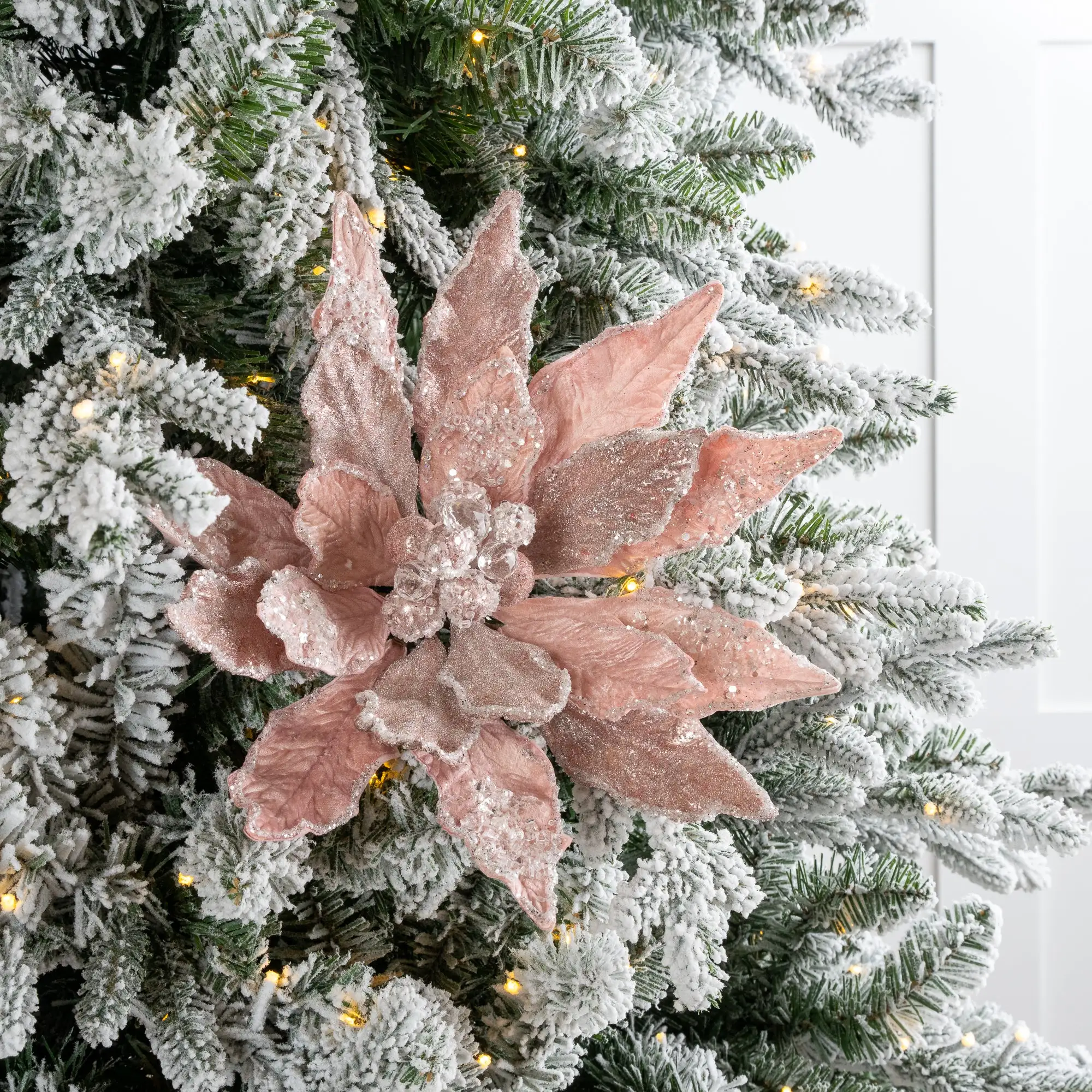 18" Poinsettia Stem Set Of 2 9 18" Poinsettia Stem Set Of 2 - Image 7