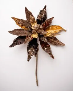 18" Poinsettia Set Of 2 -Christmas decorations 0671409772 1