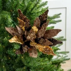 18" Poinsettia Set Of 2 -Christmas decorations 0671409772 2