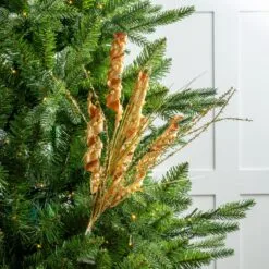 27" Glitter Spray Set Of 6 -Christmas decorations 0671409864 2