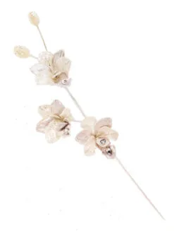 26" White Orchid Spray Set Of 4