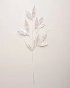 24" Velvet Leaf Spray Set Of 6 13 24" Velvet Leaf Spray Set Of 6 -Christmas decorations 0671409920