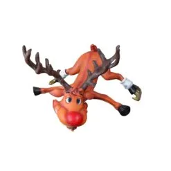 2 FT Funny Skating Reindeer
