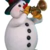 5 FT Snowman Playing Trumpet -Christmas decorations 0671410045