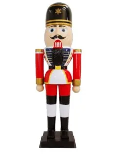 8 FT Red & White Nutcracker