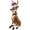 3 FT Sitting Funny Reindeer -Christmas decorations 0671410078