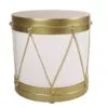 3 FT Gold & White Drum -Christmas decorations 0671410084