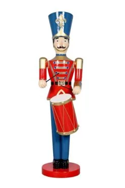 6 FT Red & Blue Soldier With Drum