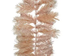 9 FT X 4" Paris Pink Snowy Garland