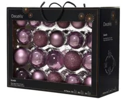 2-2.7" Assorted Glass Ornament Set Of 42 Pieces -Christmas decorations 0671460784 19cb2790 80d6 49f6 a40a 21552527854b