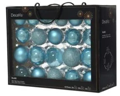 2-2.7" Assorted Glass Ornament Set Of 42 Pieces -Christmas decorations 0671460785 44233fa1 bcaf 493e b12a 38c4f6388364