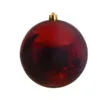 5.5" Burgundy Shiny Ball Set Of 6 -Christmas decorations 0671490318