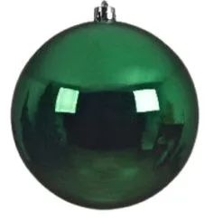 8" Shatterproof Shiny Ball Set Of 6 -Christmas decorations 0671490344