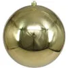 12" Shatterproof Shiny Ball Set Of 2 1 12" Shatterproof Shiny Ball Set Of 2 -Christmas decorations 0671490350