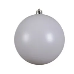 8" Shatterproof Shiny Ball Set Of 6 -Christmas decorations 0671490363