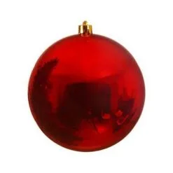 10" Shatterproof Shiny Ball Set Of 2 -Christmas decorations 0671490371