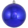 8" Shatterproof Ball UVW Ball Set Of 6 -Christmas decorations 0671493204