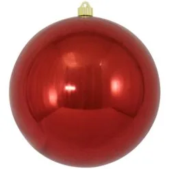 10" Sonic Red Ball Ornament Set Of 2