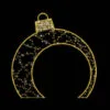 10 FT X 10 FT Warm White LED Gold Ornament Ball Photo Op -Christmas decorations 0671499272