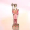 6 FT Pink & Gold Nutcracker With Staff -Christmas decorations 0796229452 1