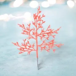 6" Coral Pink Pick Set Of 6