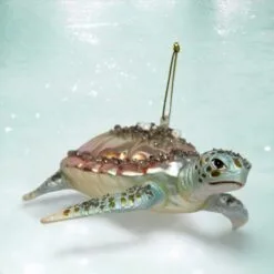 Ocean Breeze Jeweled Turtle Ornament