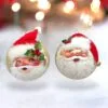 Santa Ornament Set Of 2 2 Santa Ornament Set Of 2 -Christmas decorations 0796281951 1