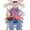 Karen Didion 22" Artist Bunny With Chair -Christmas decorations 1393602667B