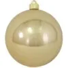 6" Gilded Gold Ball Ornament Set Of 6 -Christmas decorations 2473213994