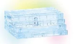 Village Accessory Lit Ice Castle Steps