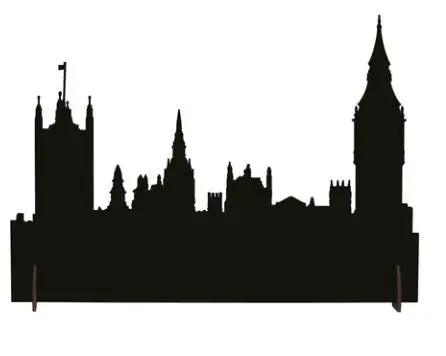 Village Accessory London City Silhouette 3 Village Accessory London City Silhouette