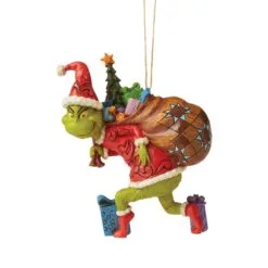 5" The Grinch Tiptoeing Ornament
