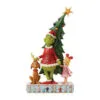 Possible Dreams 11" Grinch, Max & Cindy Lou By The Tree -Christmas decorations 2839926445