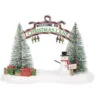 Snow Village A Festive Christmas Gate -Christmas decorations 2839928058